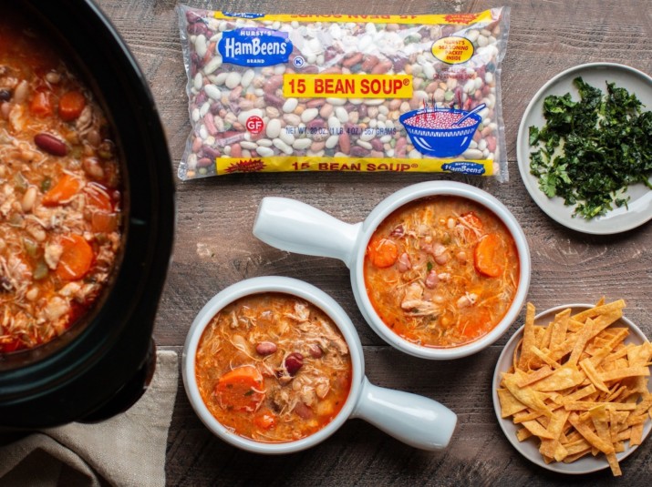 Slow Cooker 15 BEAN Buffalo Chicken Soup
