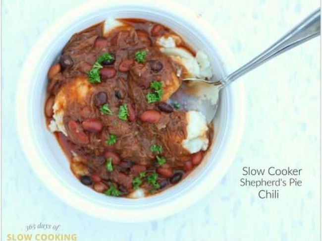 Slow Cooker Chili Shepherd's Pie