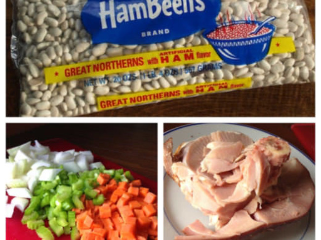 Easter Ham and Beans
