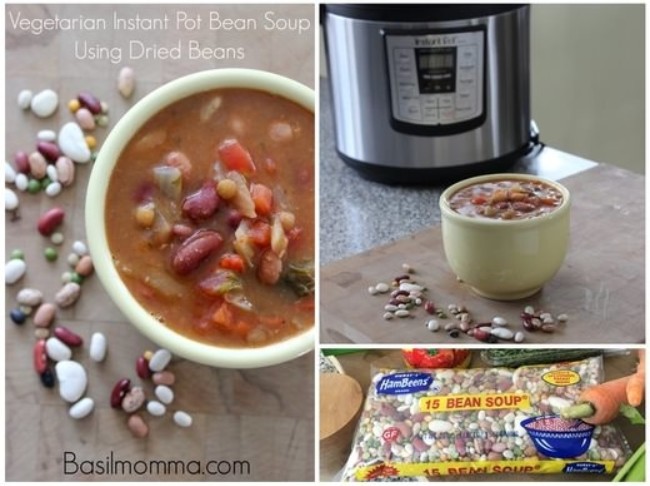 Instant Pot Vegetarian 15 BEAN SOUP®
