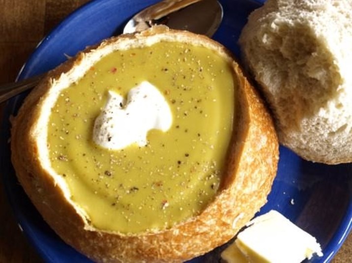 Split Pea and Asparagus Soup