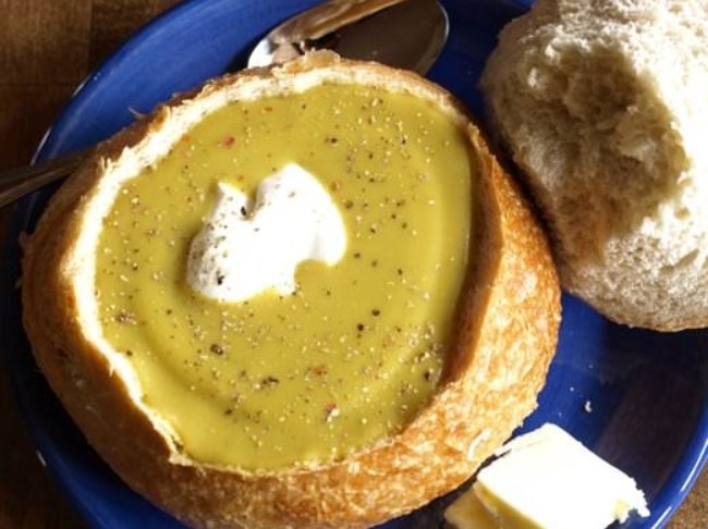 Split Pea and Asparagus Soup