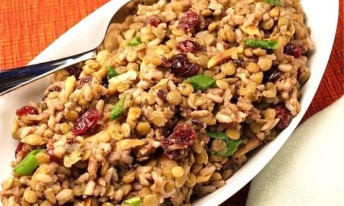 Lentil and Wild Rice Pilaf