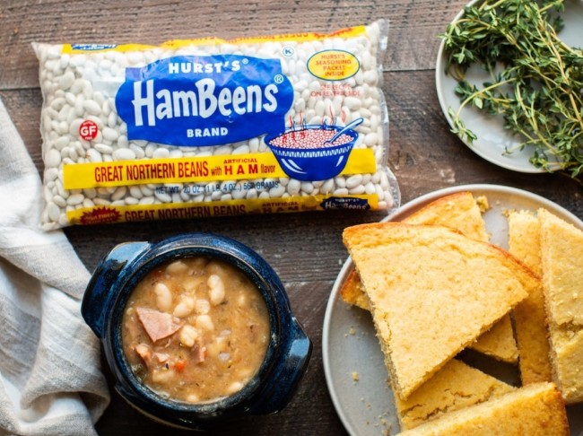Slow Cooker Ham and Beans