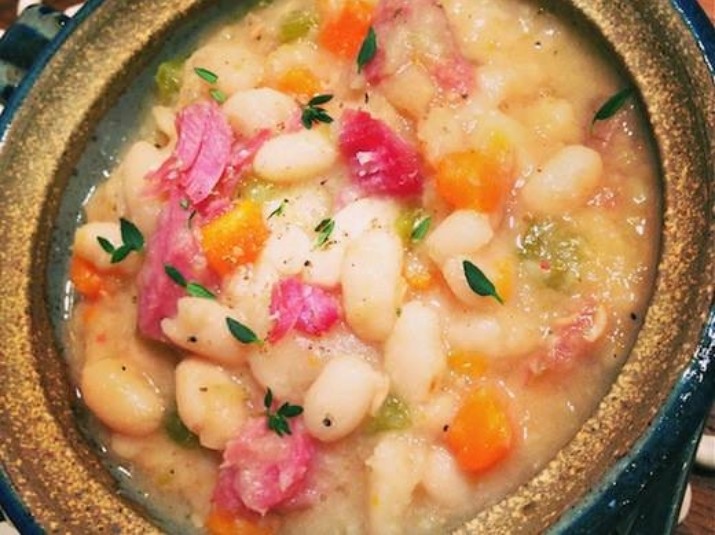 Easter Ham and Beans